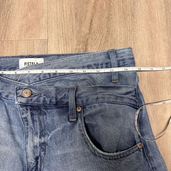 PISTOLA Bobbie mid rise loose straight leg with crossover - Picture 10 of 15